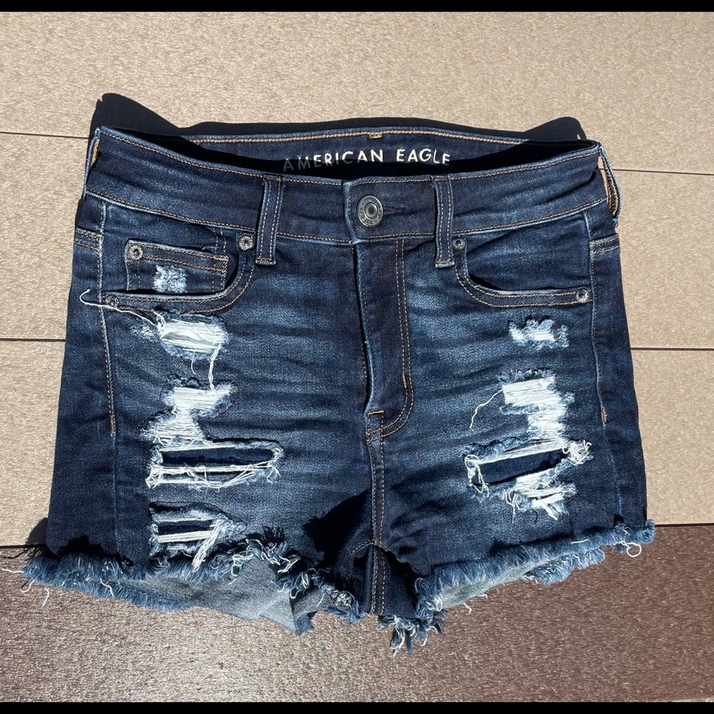 american eagle jean shorts
